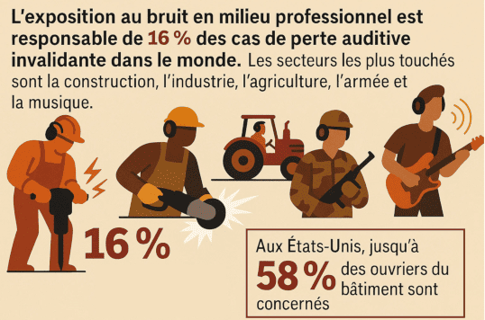La perte auditive professionnelle un enjeu sous-estimé