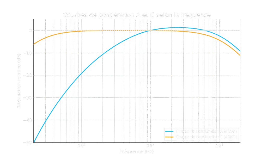 Pondération A, pondération C