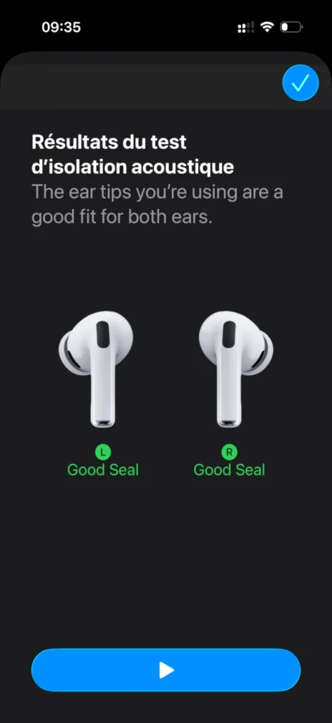 AirPods Pro 3 - fit test